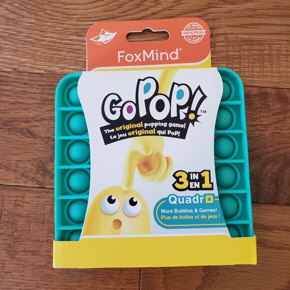 2 for $15 | FoxMind GoPop! Green Pop It! NEW in Package | Fidget Toy - Picture 1 of 2